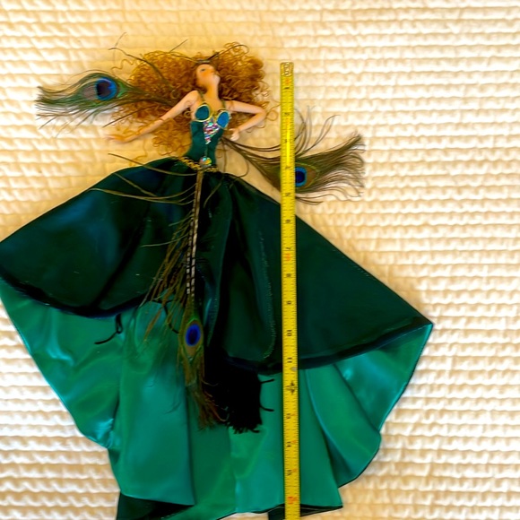 Kurt Adler Peacock Lady Doll Ornament NEW - Picture 9 of 10